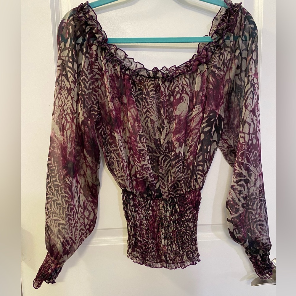 Women’s Long Sleeve Feminine Festival Bohemian Blouse